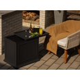 thumbnail image 2 of JJUN Brixton Tray Table - 2-in-1 Outdoor Side Table with Storage and Tray for Patio/Porch | Durable All-Weather Resistant | Classic & Functional, 2 of 9
