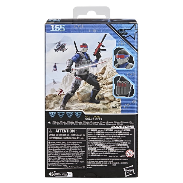Snake Eyes .I. Joe - Collectible hero toys for stores - Walmart