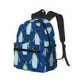 thumbnail image 2 of Gaeub Beautiful King Penguin Pattern School Backpack Waterproof Bookbag for Men Women College High School Bags, 2 of 8