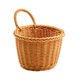 thumbnail image 3 of Cesta de almacenamiento tejida colgante, cesta organizadora de baño, decoración del hogar, cocina Marrón oscuro, 3 of 9