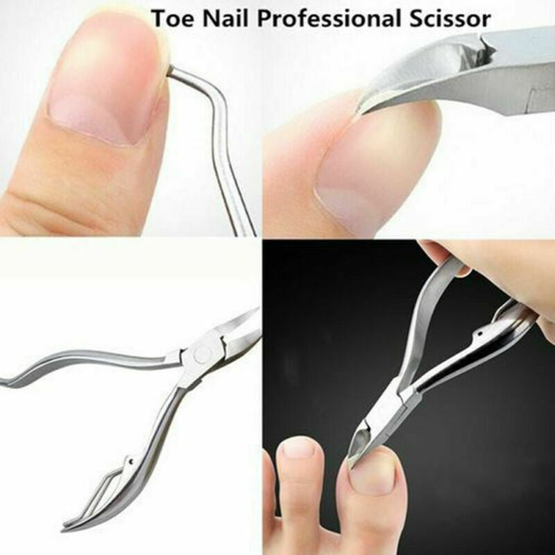 Anauto Toe Nail Clipper, Nail Clipper,Nail Cutter Nipper For Thick Ingrown  Toenails,Stainless Steel,  Long 