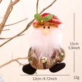 thumbnail image 1 of 1Pcs Christmas Cute Wool Felt Wooden Elk Pendants Tree Decorations Deer Craft Ornament for 2024 New Year Xmas Tree Decor, 1 of 5