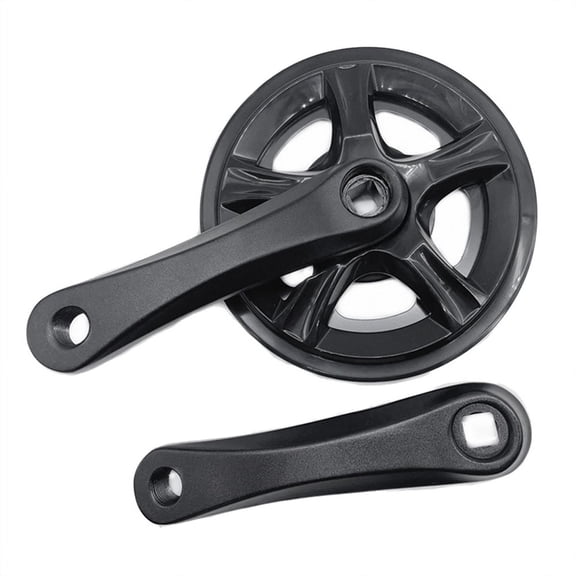 Bicycle Single Speed Crankset 32T Folding Electric Crank Set Aluminum Alloy 127MM Cover Bike Accessories