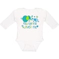 thumbnail image 3 of Inktastic My Nonna Loves Me Cute Elephants Boys or Girls Long Sleeve Baby Bodysuit, 3 of 5