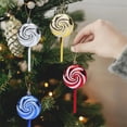 thumbnail image 5 of Darzheoy Christmas Tree Ornaments Lollipop Painted Candy Shaped Christmas Decoration Pendant Accessories Christmas Tree Small Pendant, 5 of 7