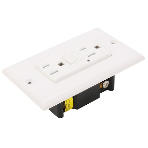 Switch Socket, Smart Leakage Sockets Ground Fault ABS Shell With Screws For Shopping Mall For Home