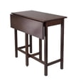 thumbnail image 2 of Pemberly Row Transitional Solid Wood Drop Leaf High Dining Table in Walnut, 2 of 3