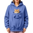 thumbnail image 2 of UOCUFY Pet Pouch Hoodie for Women Cat Dog Carrier Hoodies Carrying Pet Pocke Light Blue,Size M, 2 of 6