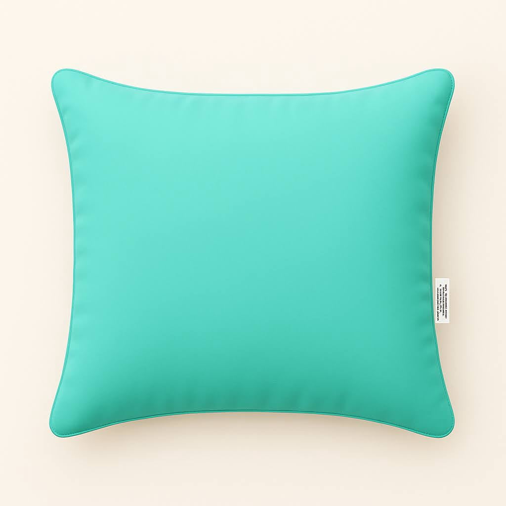 Lexington Aqua Square Outdoor Throw Pillow （Set of 2)