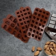 thumbnail image 6 of 3 Pcs Chocolate Mold Silicone Molds Cookie Baking Molds Pudding Mold Letter Mold Chocolate for Molds, 6 of 6
