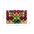 thumbnail image 4 of JYYYBF 100Pcs Christmas Tree Balls Ornaments Set Shiny Shatterproof Hanging Balls Glitter Decoration for Home Holiday Party, 4 of 6