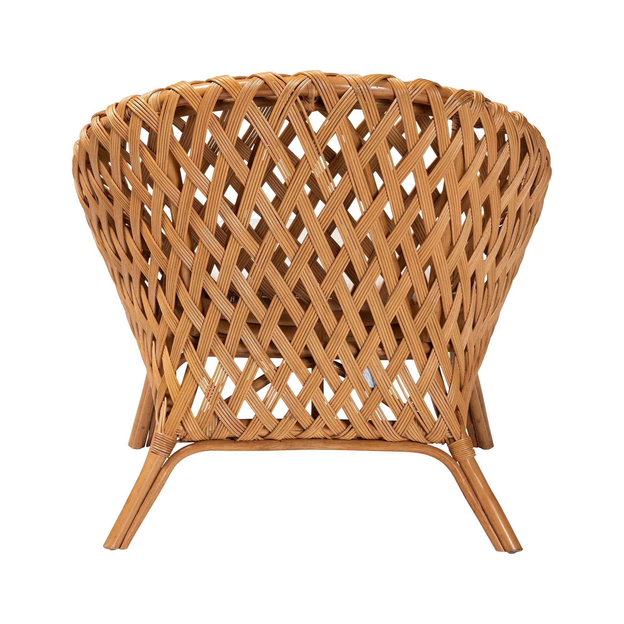 bali & pari Robista Boho Accent Chair, Light Honey