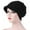 Black, variant on PWFE Turban Hat for Women Daily Use with Brim for Cancer Chemo Patients Women