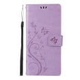 thumbnail image 2 of Designed for Samsung Galaxy S24 Ultra Case, Wrist Strap Flip Kickstand PU Leather Wallet Case Cash Card Slots Holder, Protective Shockproof Pattern Women Cover for Samsung Galaxy S24 Ultra,Lightpurple, 2 of 7