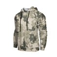 thumbnail image 4 of Camo Light Weight Hoodies Men Oversized Graphic Workout Sweatshirt Men Long Sleeve Pullover with Pockets Army Green 3XL, 4 of 7