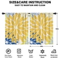 thumbnail image 2 of Blackout Kids Curtains,Yellow Floral and Petal Pattern Childrens Insulated Curtains Set Of 2,Bedroom Essentials,Toddler Room Decor 42x54in(106x137cm), 2 of 5
