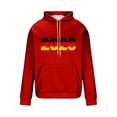 thumbnail image 3 of Happy New Year 2026 Pullover Drawstring Long Sleeve Hooded Sweatshirts with Kangaroo Pocket, 3 of 4