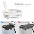 thumbnail image 5 of HYEASTR Tumbler Lid Replacement 40 oz, Only for Stanley Quencher H2.0 Cup Accessories, Spill-Proof Design, High-End Heat-Resistant Material, 5 of 7