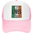 thumbnail image 2 of Irish Ginger Lives Matter Mesh Back Trucker Cap Baseball Cap, 2 of 8