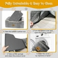 thumbnail image 6 of Dog Car Seat for Medium/Large Dog Booster Seat Under 60 lbs or 2 Small Dogs, Multi-Functional Pet Car Seat with Thick Cushion, 2 Safety Leashes (Gray), 6 of 6