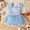Blue, variant on Infant Green Little Girls Clothes Baby Girl Bodysuit Romper Dresses Baby Outfit Newborn Girl Clothes Summer Baby Clothes for Girls 9-12 Months