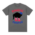 thumbnail image 1 of Camiseta de vaquero Rootin Tootin, camiseta informal Harajuku con diseño de gato y animal lindo, camisetas oversize de algodón a la moda para hombre y mujer, ropa urbana, 1 of 7