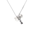 thumbnail image 2 of Delight Jewelry Silvertone Squirrel - Love and Lock Charm Necklace, 18"+1", 2 of 4