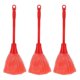 thumbnail image 1 of Buddha Cleaning Brush Made of ABS Material for Home Use Red Color 3pcs Set, 1 of 3