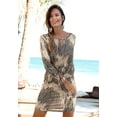 thumbnail image 2 of LASCANA Women's Tie Sleeve Print Dress Tie, 2 of 5