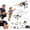 1*battery, variant on DIY RC Paper Airplane Kit, Gyro Stabilized Remote Control Glider with Dual Propellers, Foldable Lightweight Fixed Wing Flying Toy for Beginners Flyers and Hobbyists (3*Battery)