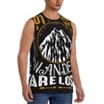 thumbnail image 2 of Balery Not All Those Who Wander Are Lost 1 Men's Sleeveless Muscle Shirts Workout Tank Top, Moisture Wicking, Odor Protection-Large, 2 of 8