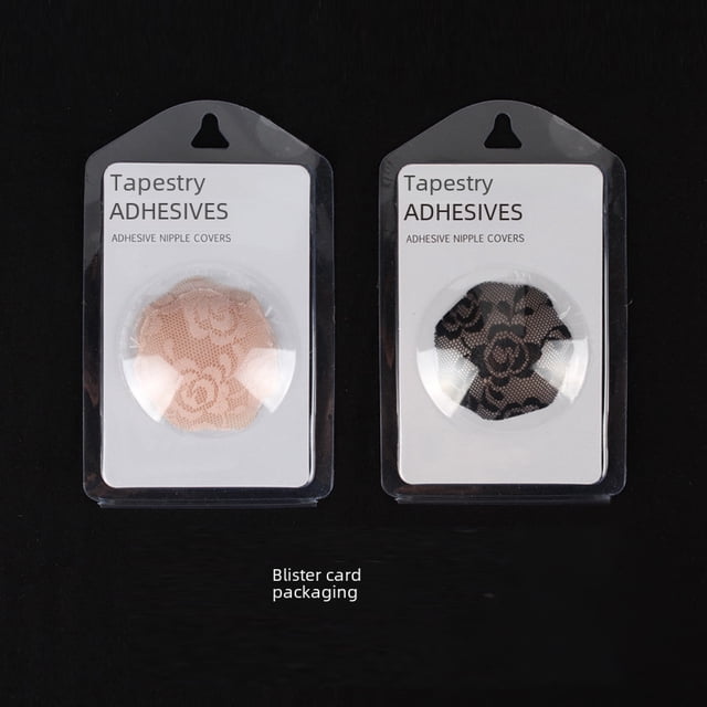 Pegatinas de encaje para el pecho, pegatinas de silicona invisibles para el pecho, antigolpes, antiluz, sexys, de encaje, pequeñas pegatinas para pezones