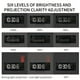 thumbnail image 4 of Reloj despertador eléctrico digital Proyector Radio de escritorio FM LED Snooze Clock Kit Hugtrwg Para estrenar, 4 of 9
