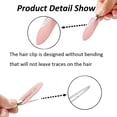 thumbnail image 2 of 24PCS No Bend Hair Clip Tiny Hair Clips Pin Curl Clips No Crease Hair Clips Pin Curl Clips Pin Curl Clips For Hair Fashion Hair Accessories for Makeup Applicationn(Pack of 24), 2 of 7