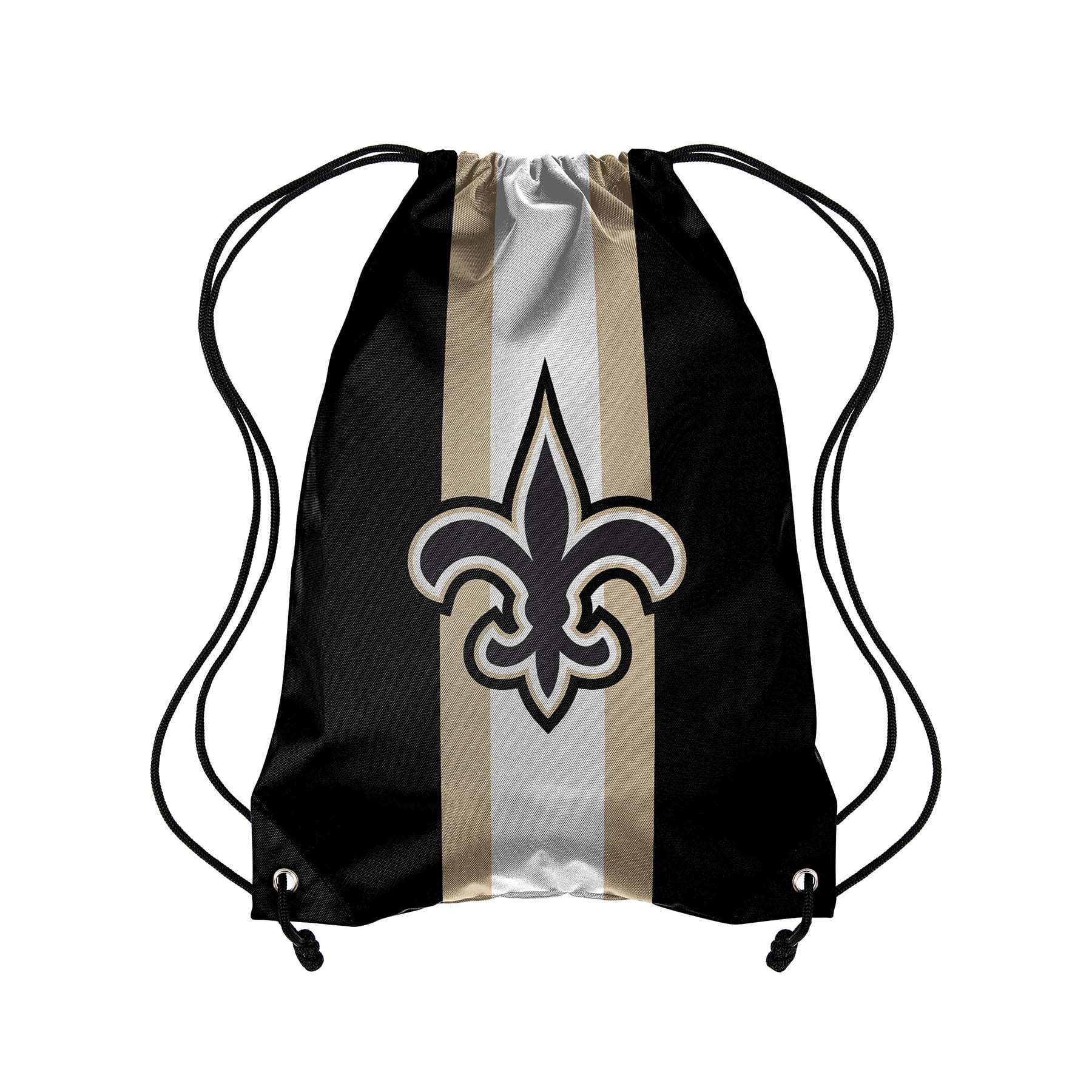 New Orleans Saints Team Stripe Drawstring Backpack