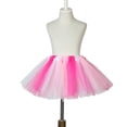 thumbnail image 2 of Rainbow Tulle A Line Short Tutus Skirt Princess Ballet Dance Dress Birthday Party Halloween Costume for Kids Little Girl, 2 of 8