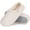 Cream White, variant on Women's Fuzzy Curly Fur Memory Foam Loafer Slippers with Polar Fleece Lining