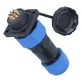thumbnail image 1 of Waterproof Power Connector, Aviation Plug Socket 250V 5A  IP68 Protection  For Communication Equipments For Instrumentations 8 Pin,9 Pin,10 Pin,12 Pin,14 Pin, 1 of 8