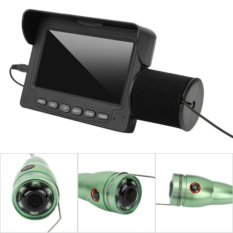 4.3inch HD Colorful Underwater Visual Fish Finder Video Camera Fishing Kit  with TFT Color Monitor for Monitoring Aquaculture Underwater Exploration 