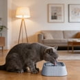 thumbnail image 4 of TIELUTT Floating Water Bowl Portable Drinking Tray for Not Easy To Spill, 4 of 5