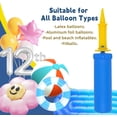 thumbnail image 2 of SUSWIM Balloon Pump Handheld Two-Way Dual Action,Double-Way Air Intake Portable Manual Inflator for Balloons,Swimming Rings, Inflatable Toys, Party Decorations, 2 of 7
