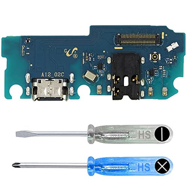 Conector de Dock MMOBIEL Compatible con Samsung Galaxy A12 / M12 - 6.5 pulgadas - Puerto de Carga - Puerto de Auriculares/Micrófono de Repuesto - Tipo C - Incluye Destornilladores