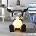 thumbnail image 1 of Mesa de centro de pie con astronauta, accesorios para el hogar, mesita de noche, muebles inteligentes, emisor de luz, Altavoz Bluetooth, 1 of 4