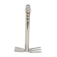 thumbnail image 3 of MAGIDEAL Gardening Hand Tiller Tool Stainless Steel 15.1inch Long for Outdoor Camping Hoe and Rake, 3 of 8