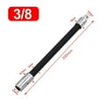 thumbnail image 3 of Flexible Shaft Extension Rod 3Pcs Black Combination Wrench Polished Chrome Plating Socket Wrench Steel Durable, 3 of 8