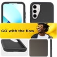 thumbnail image 3 of For Samsung Galaxy S24 Plus / Galaxy S25 Plus Case Shockproof Dust / Drop proof Heavy Duty Rugged Protectie Cover 3 in 1 Layers Case For Galaxy S24 Plus S25 Plus 6.7'' Black, 3 of 9