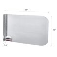 thumbnail image 5 of Durasteel Protector Contra Salpicaduras De Acero Inoxidable, 26 X 12 Pulgadas, Montaje En Pared, Escudo Comercial, Seguridad E Higiene En La Cocina, Pantalla Contra Salpicaduras De Cocina, Ideal Para, 5 of 5