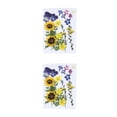thumbnail image 4 of Matsuzay Flores secas naturales Artesanías hechas a mano Ramos en relieve Flores prensadas Hermoso adorno Presente para tarjetas de boda Tipo 4 2piezas, 4 of 6