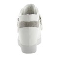 thumbnail image 5 of rismart Women's Wedge Platform Bootie Fashion Sneakers White 7.5, 5 of 5