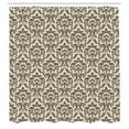 thumbnail image 3 of Ambesonne Damask Shower Curtain, Antique Victorian Floral, 69"Wx84"L, Army Green Cream, 3 of 5